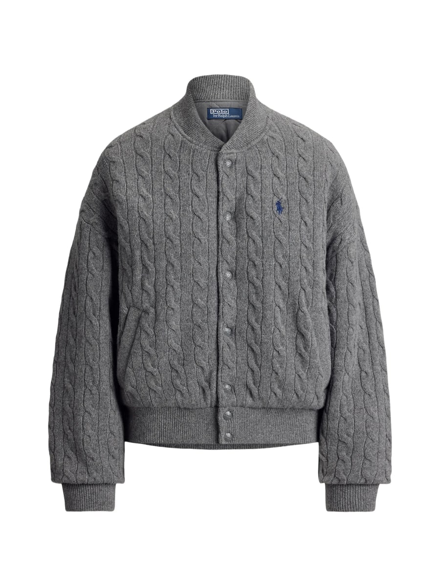 Ralph Lauren Ralph Lauren Cable-knit Bomber Jacket