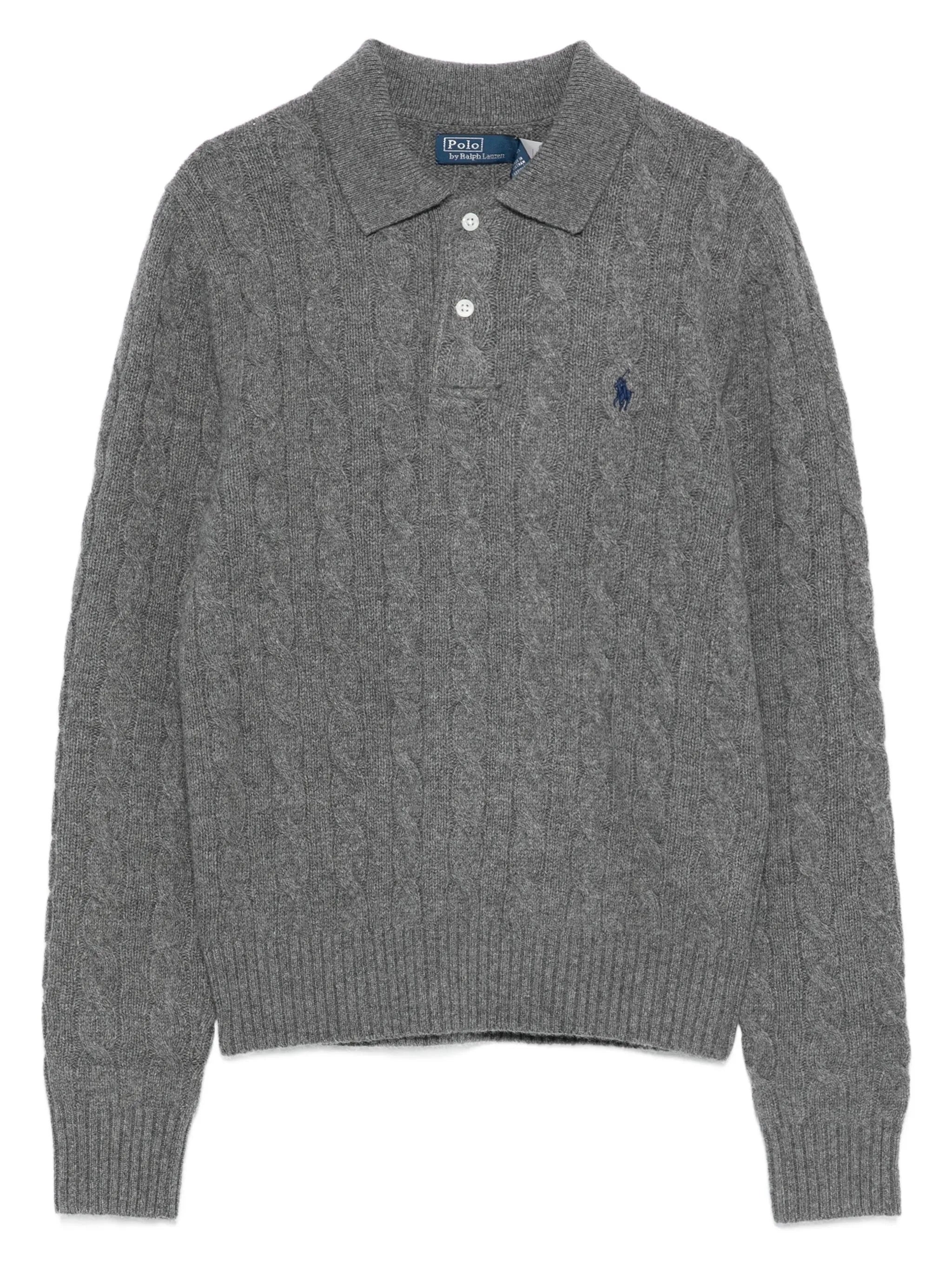 Ralph Lauren Ralph Lauren Cable-knit Wool/cashmere Polo Jumper