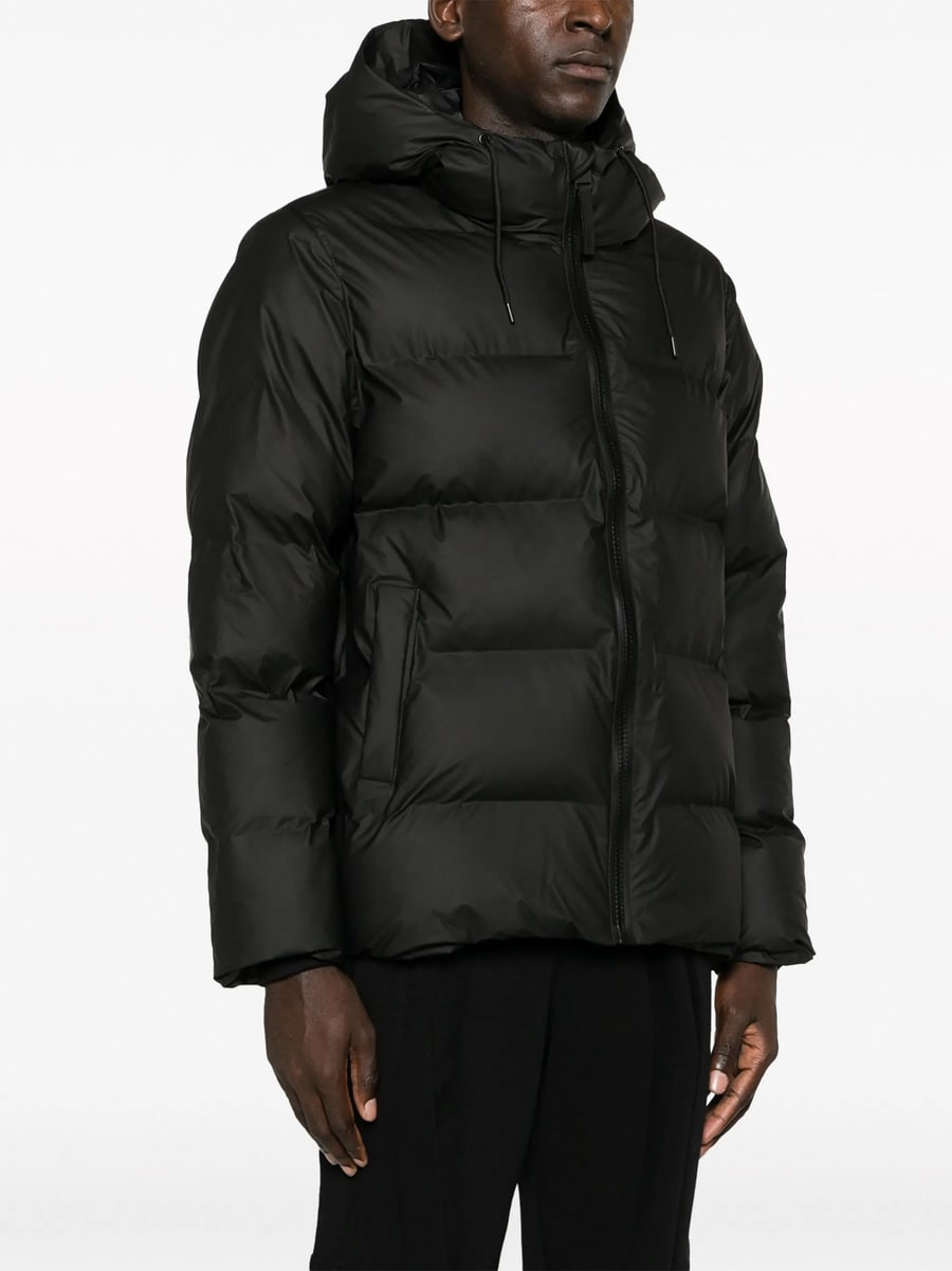 Rains Rains Alta Hooded Puffer Jacket, view 5