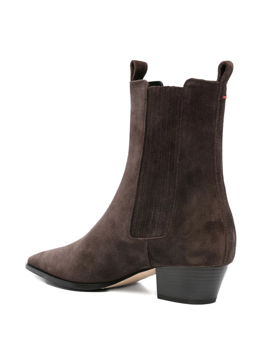 Aeyde Aeyde 40mm Agata Pointed-toe Boots, view 3
