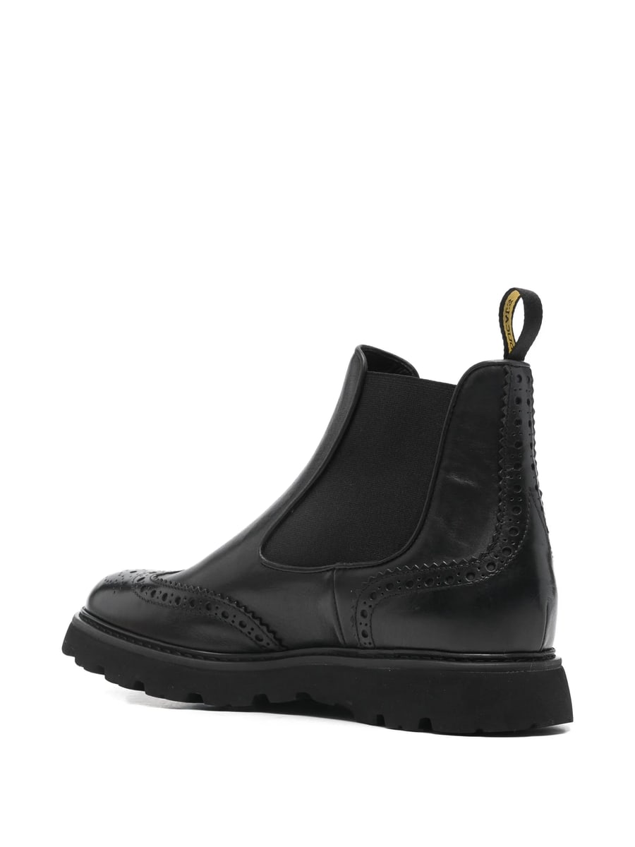 Doucal's Doucal's Black Chelsea Boots, view 2