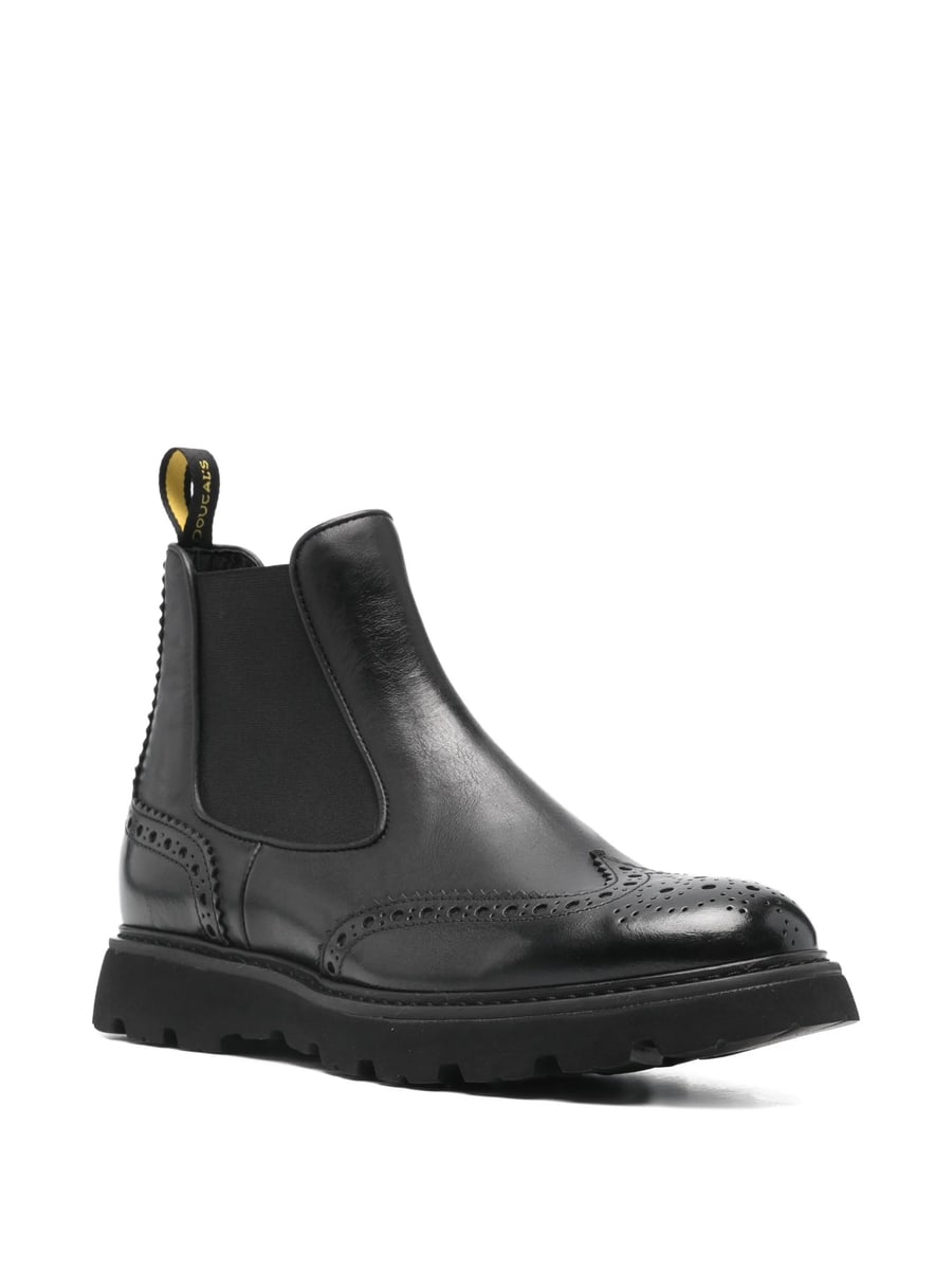 Doucal's Doucal's Black Chelsea Boots, view 4
