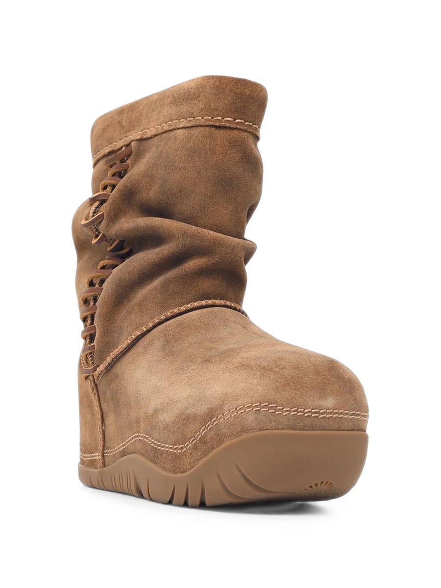 UGG Ugg BUCKED  CHESTNUT SUEDE BOOTS, view 3