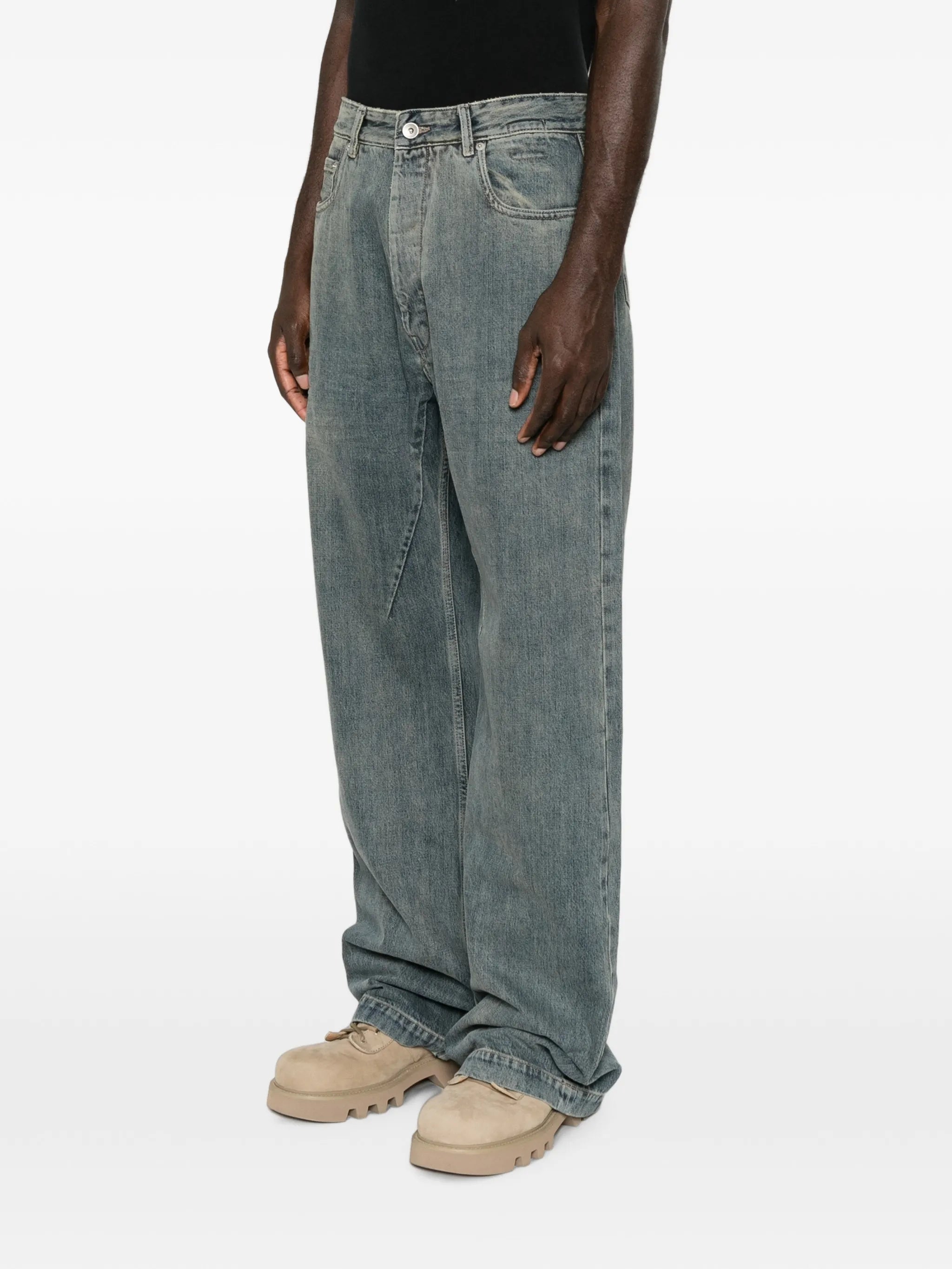 Rick Owens DRKSHDW Rick Owens Drkshdw Geth Belt-loop Jeans, view 2