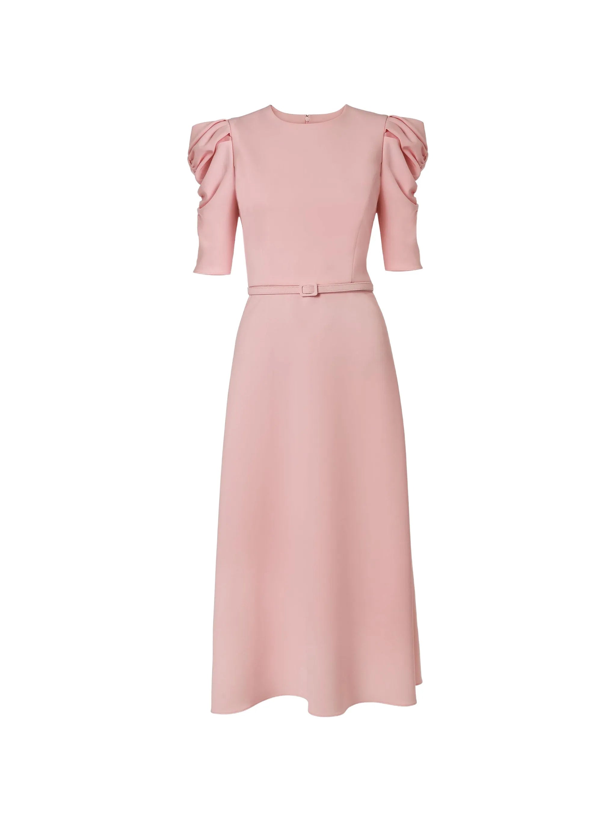 Carolina Herrera Carolina Herrera Puff-sleeve Midi Dress