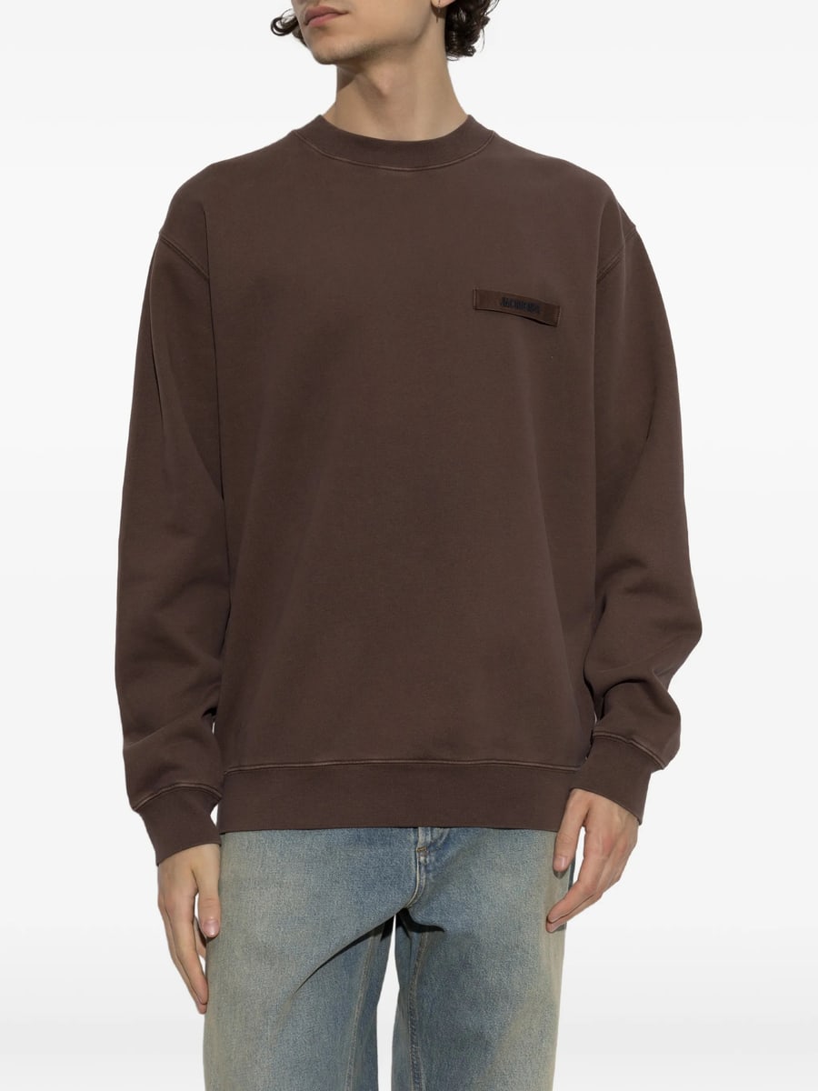Jacquemus Jacquemus Logo-patch Sweatshirt, view 3