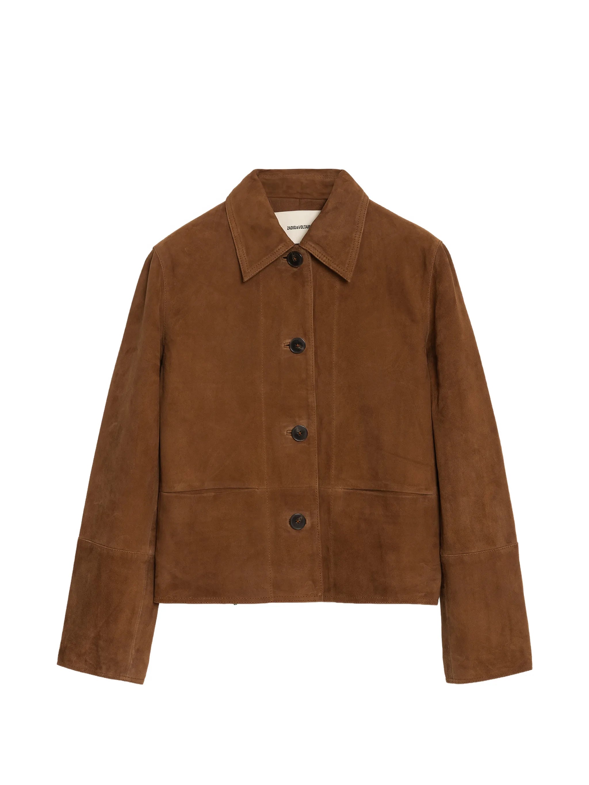 Zadig & Voltaire Zadig & Voltaire Lessa Suede Leather Jacket