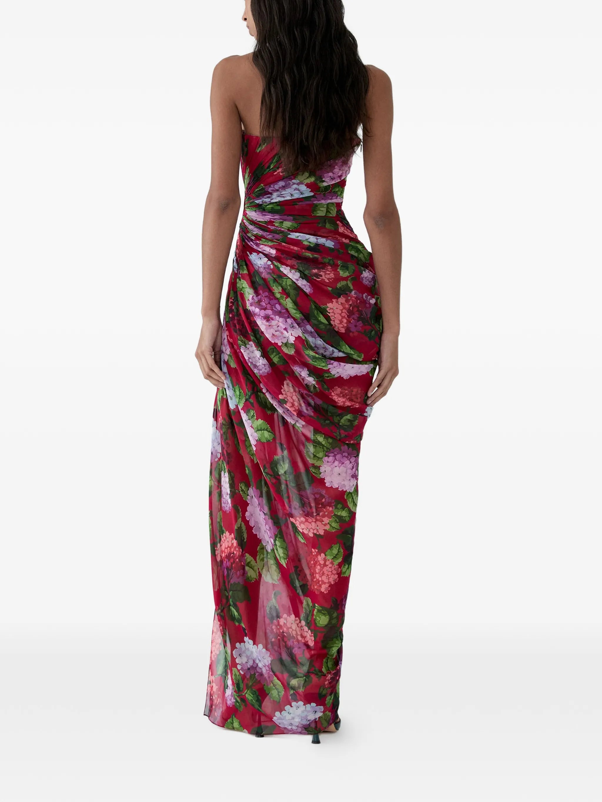 Carolina Herrera Carolina Herrera Strapless Draped Maxi Dress, view 2