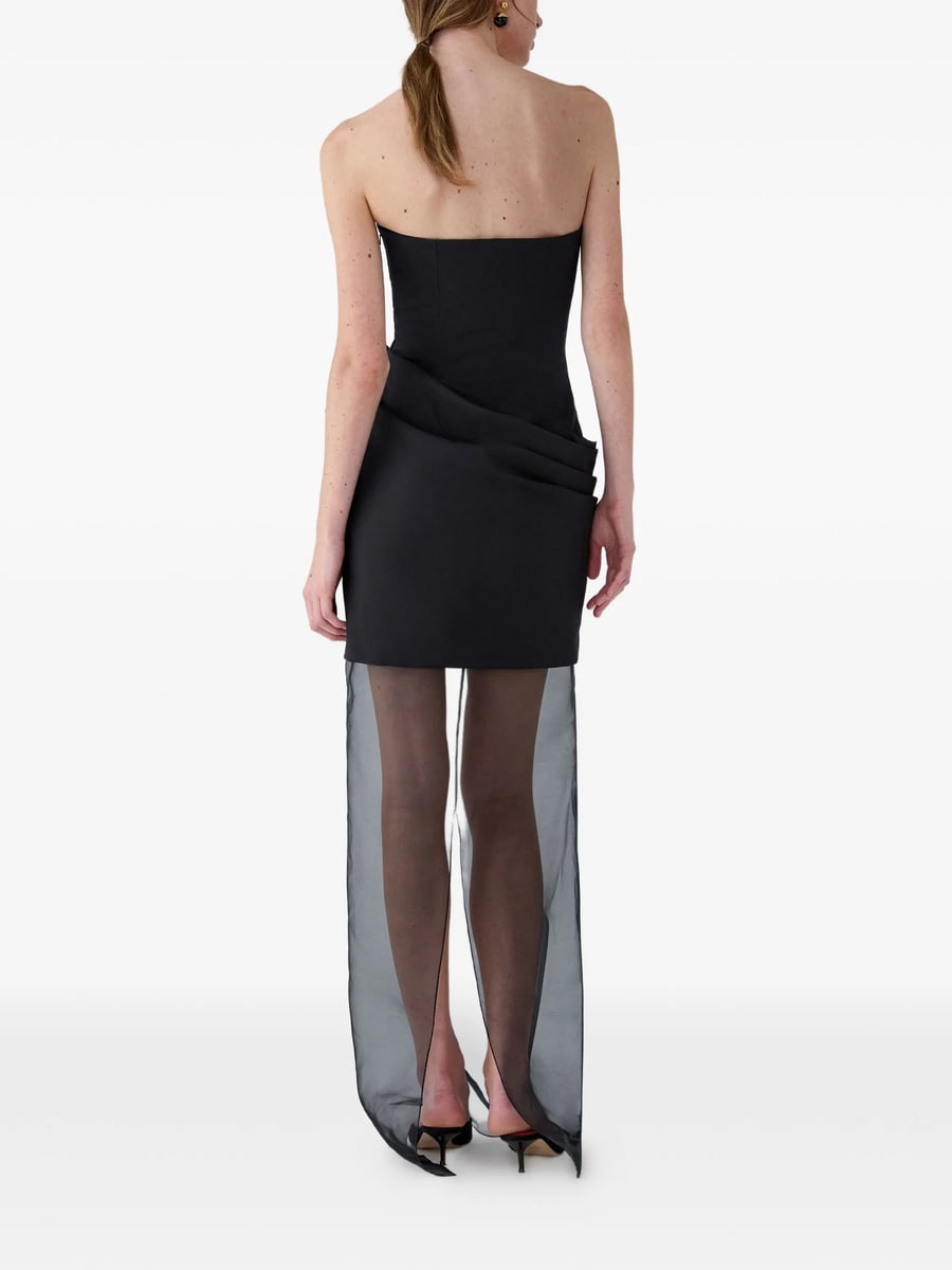 Carolina Herrera Carolina Herrera Strapless Gown With Sheer Organza Skirt, view 4