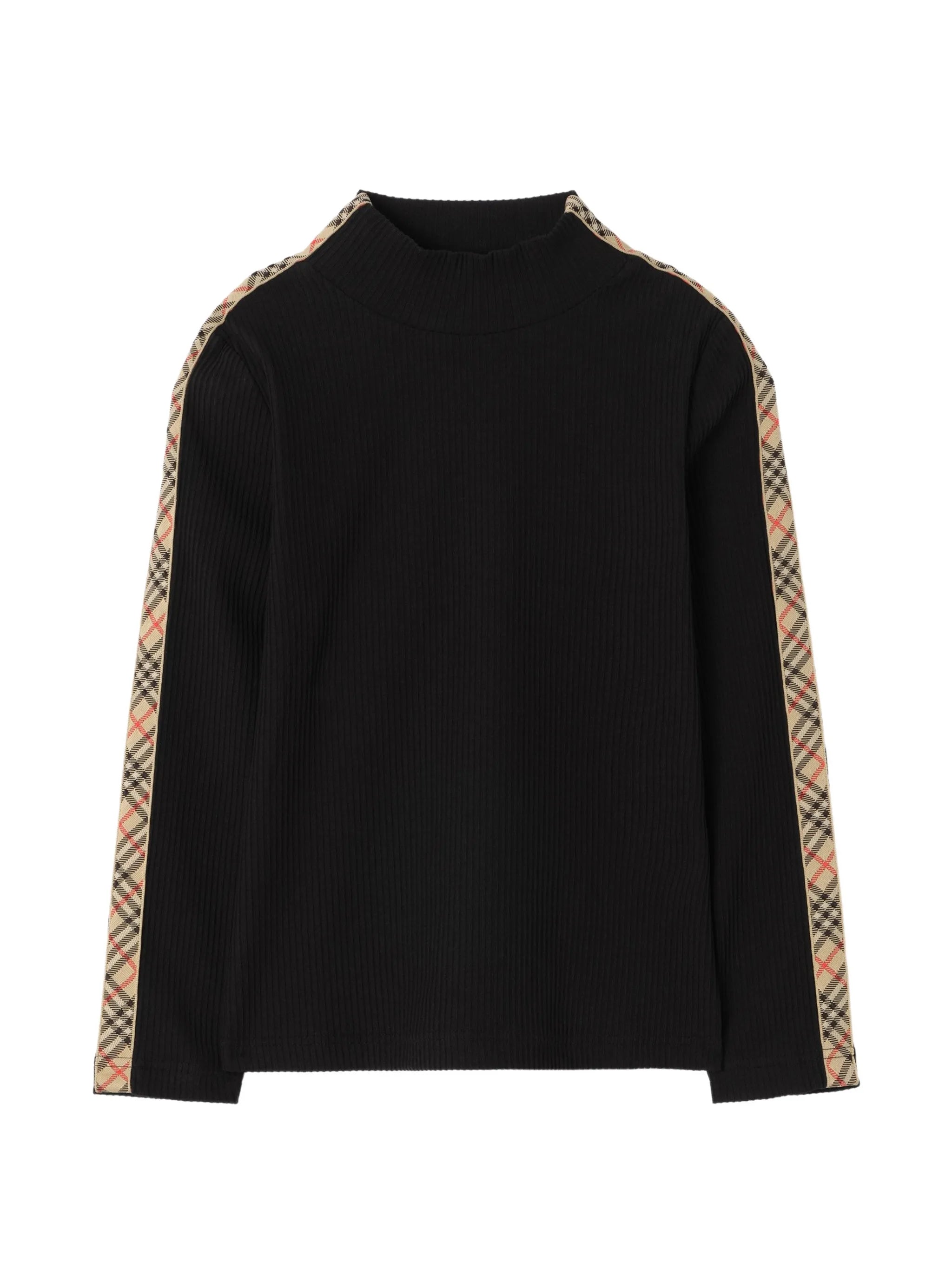 Burberry Burberry Check-trim Long-sleeve Sweater