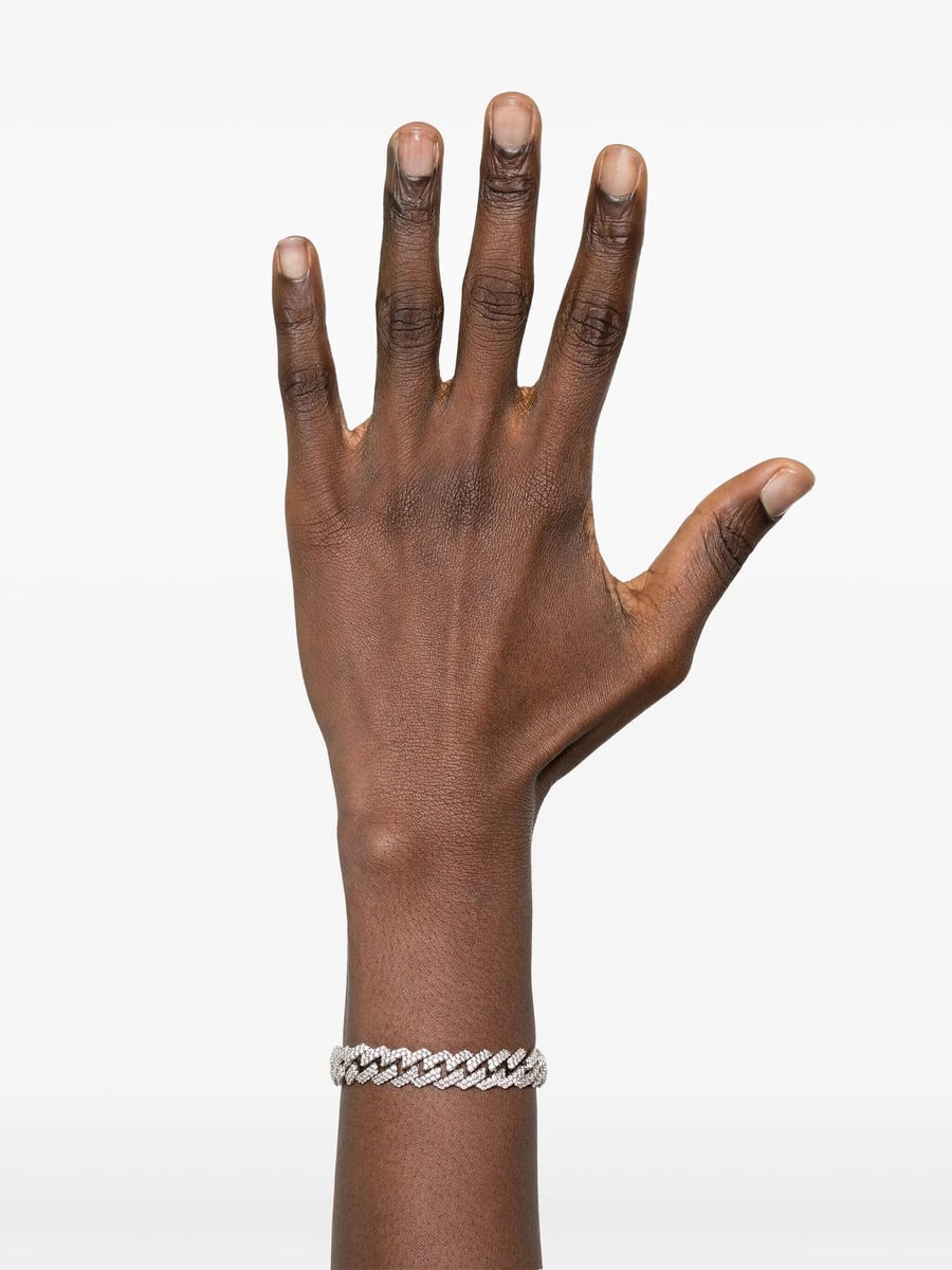 Darkai Darkai Mini Prong Pavé Bracelet, view 2