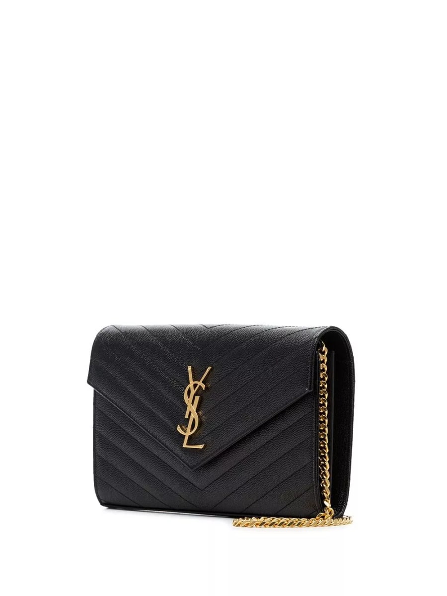 Saint Laurent Borsa mini in pelle Cassandre, view 3