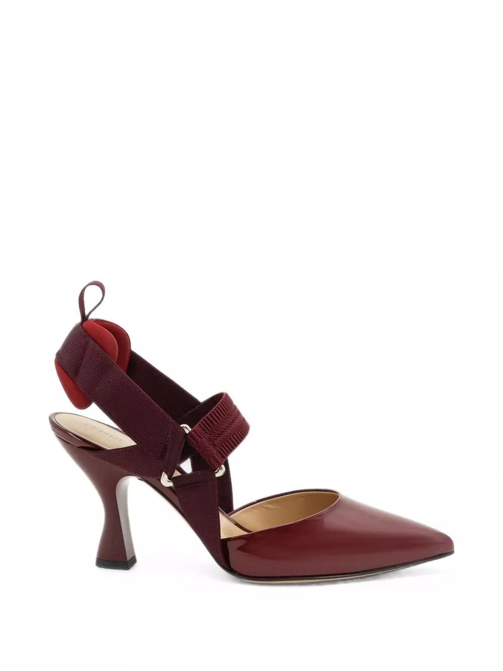 Fendi Pumps in pelle verniciata Colibrì