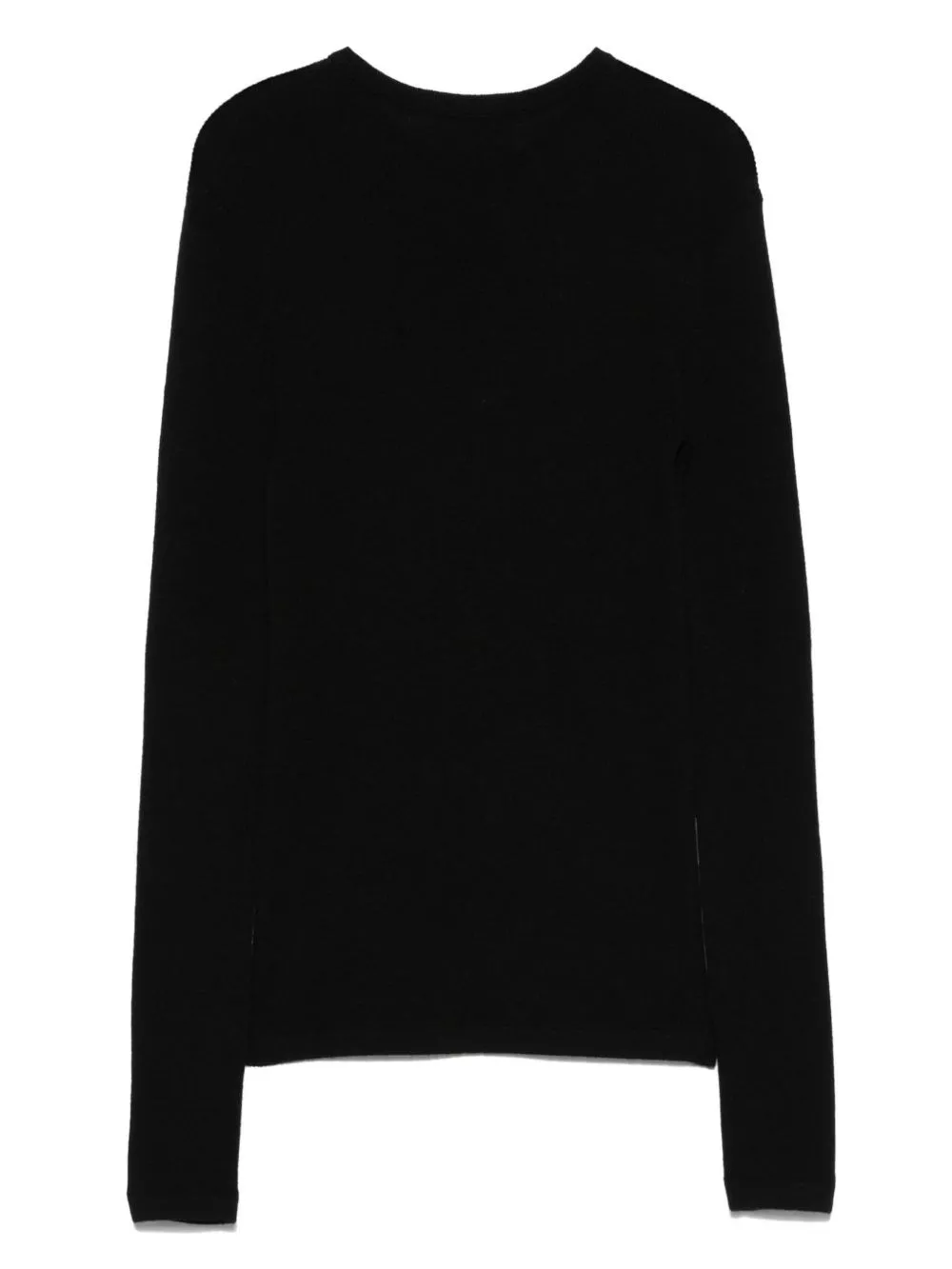 Lisa yang T-shirt in cotone e cashmere Vivian, view 2