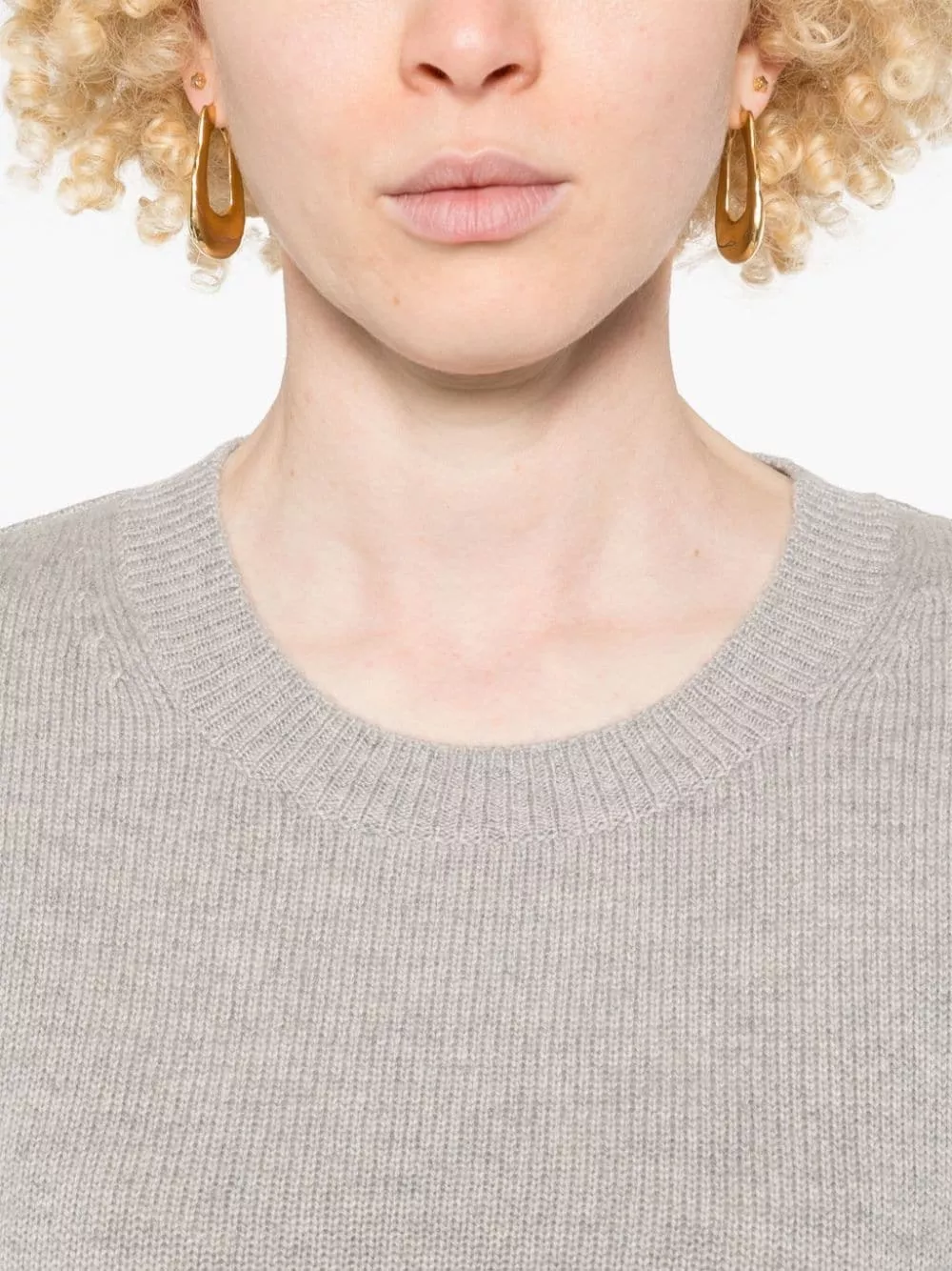 Lisa yang Maglione girocollo in cashmere Mable, view 2