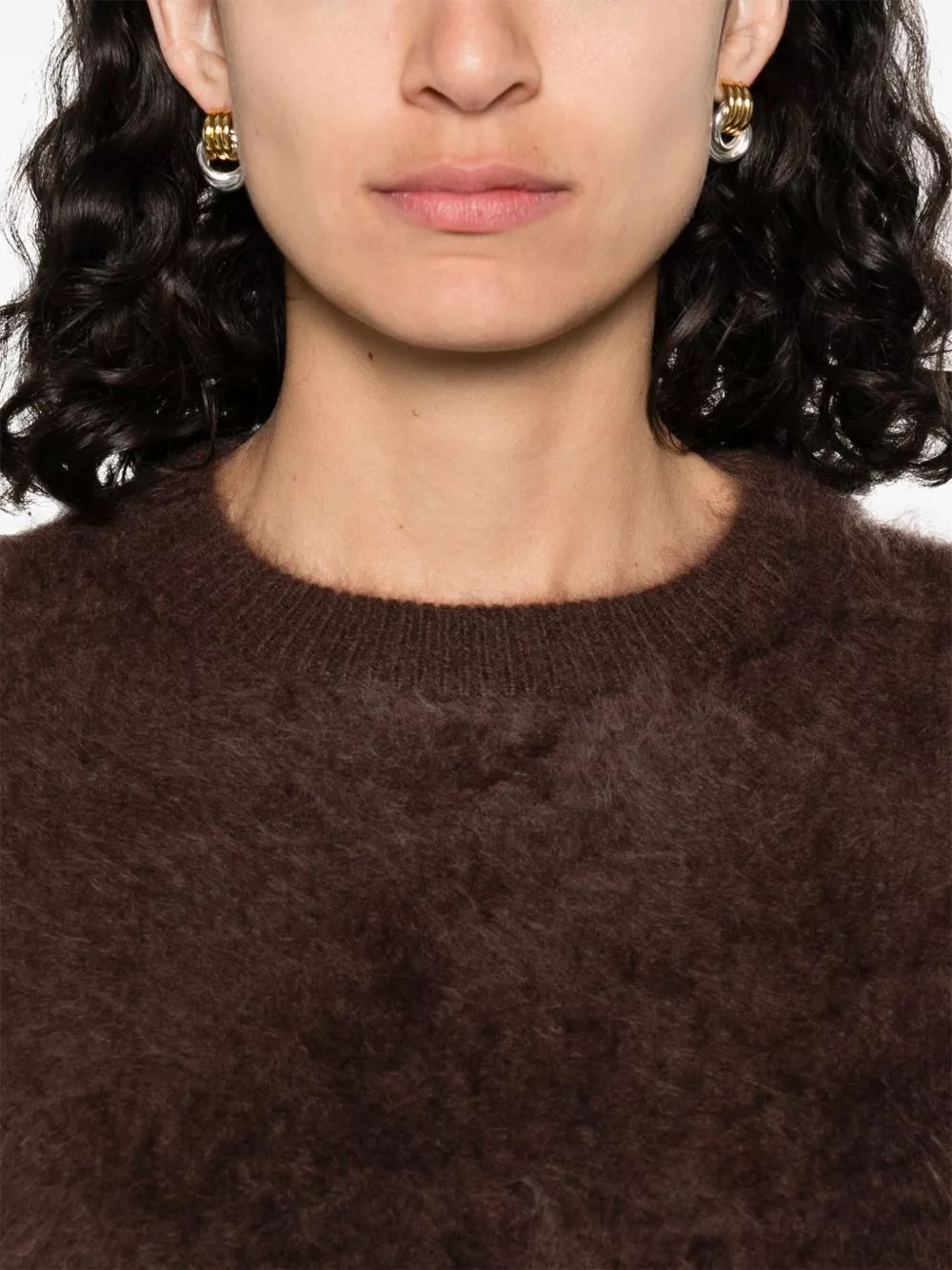 Soft goat Maglione in lana, view 2