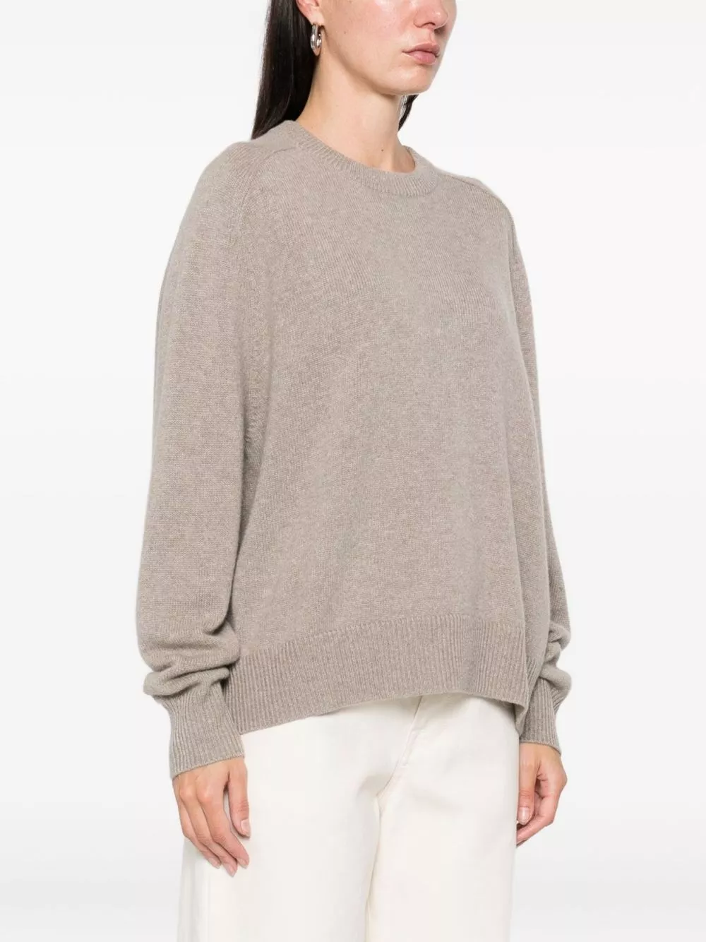 Soft goat Maglione in lana a girocollo, view 2