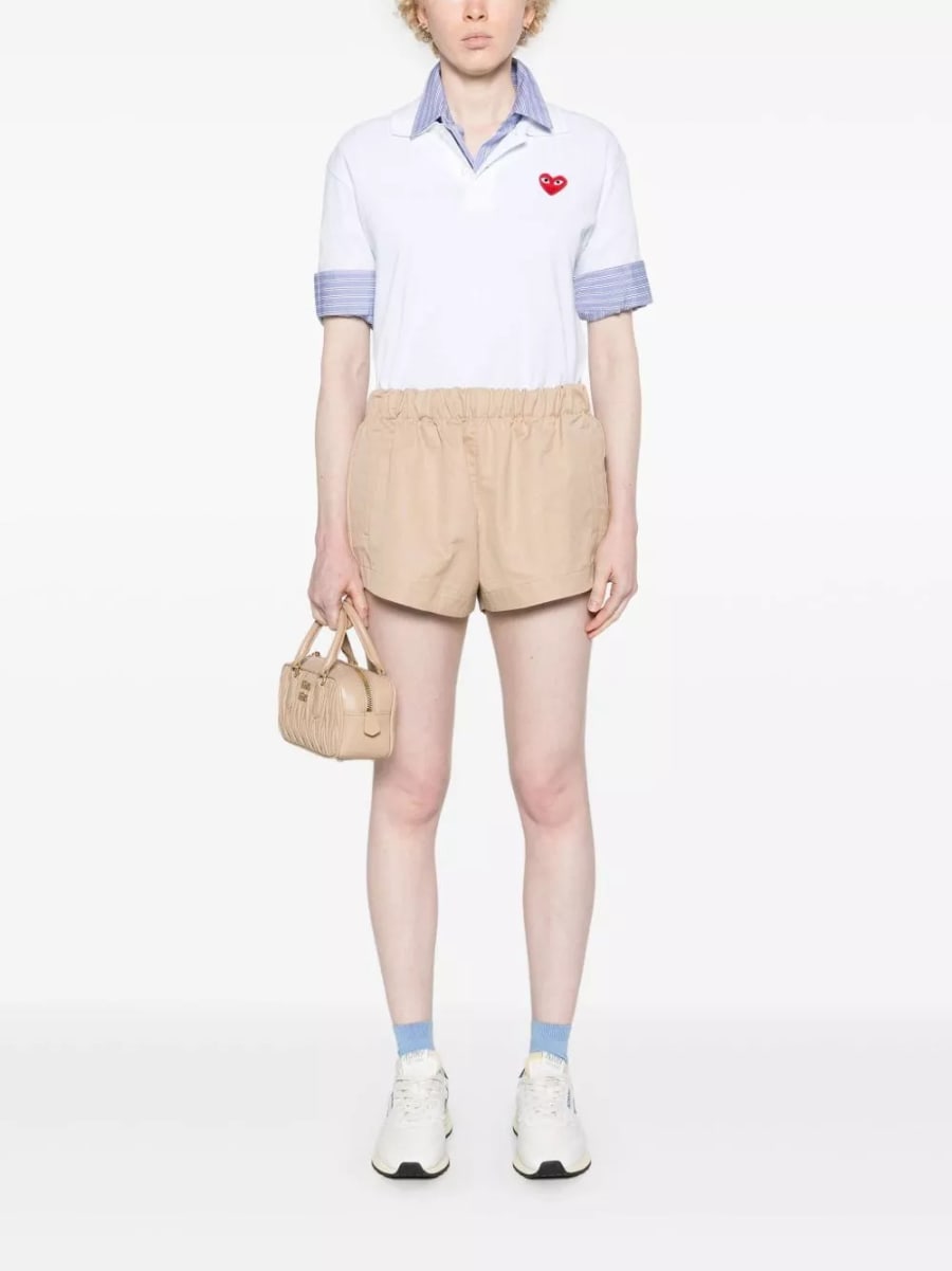 Comme des garçons play La polo in cotone, view 4