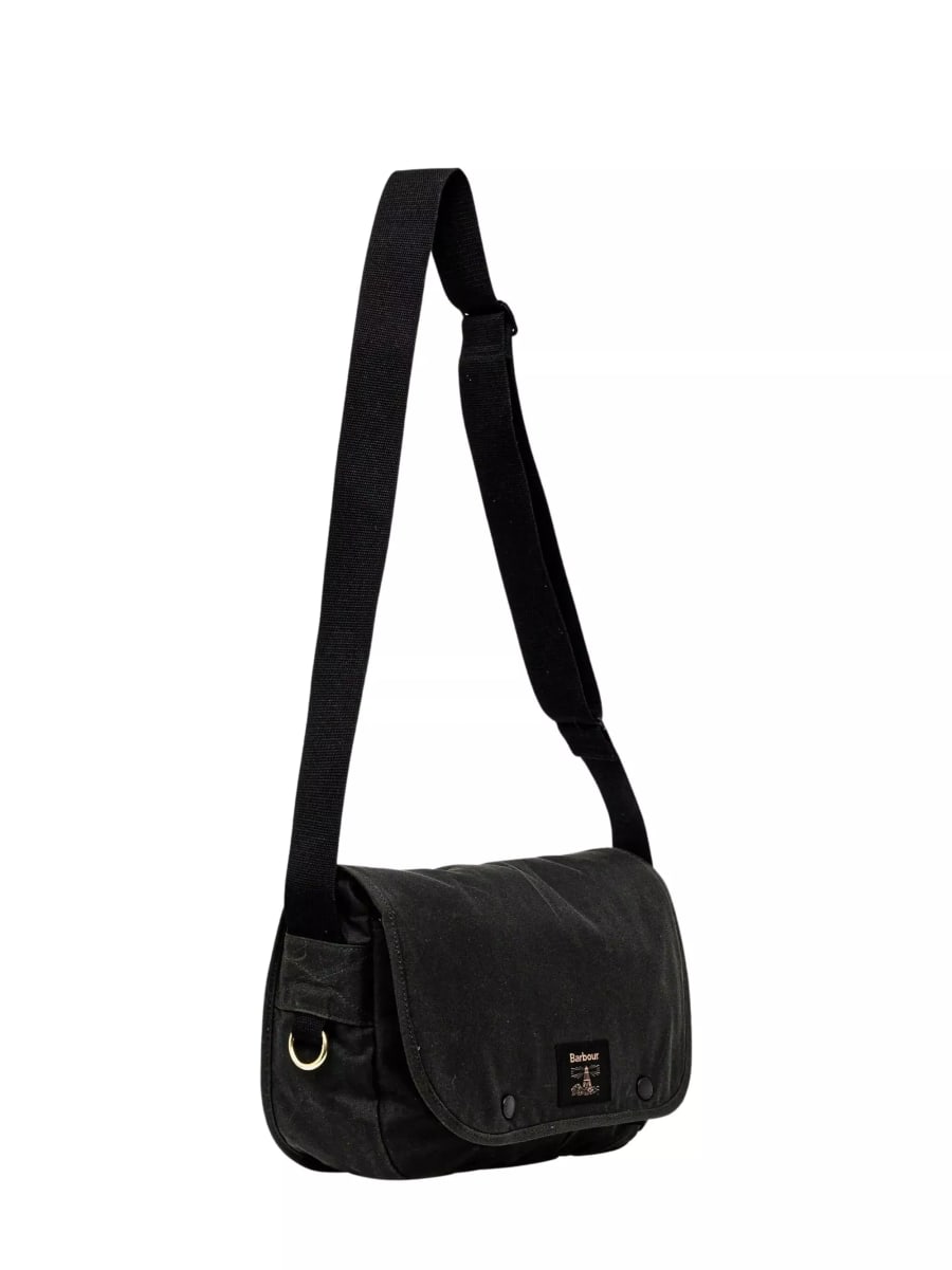 Barbour borsa a tracolla con logo, view 2