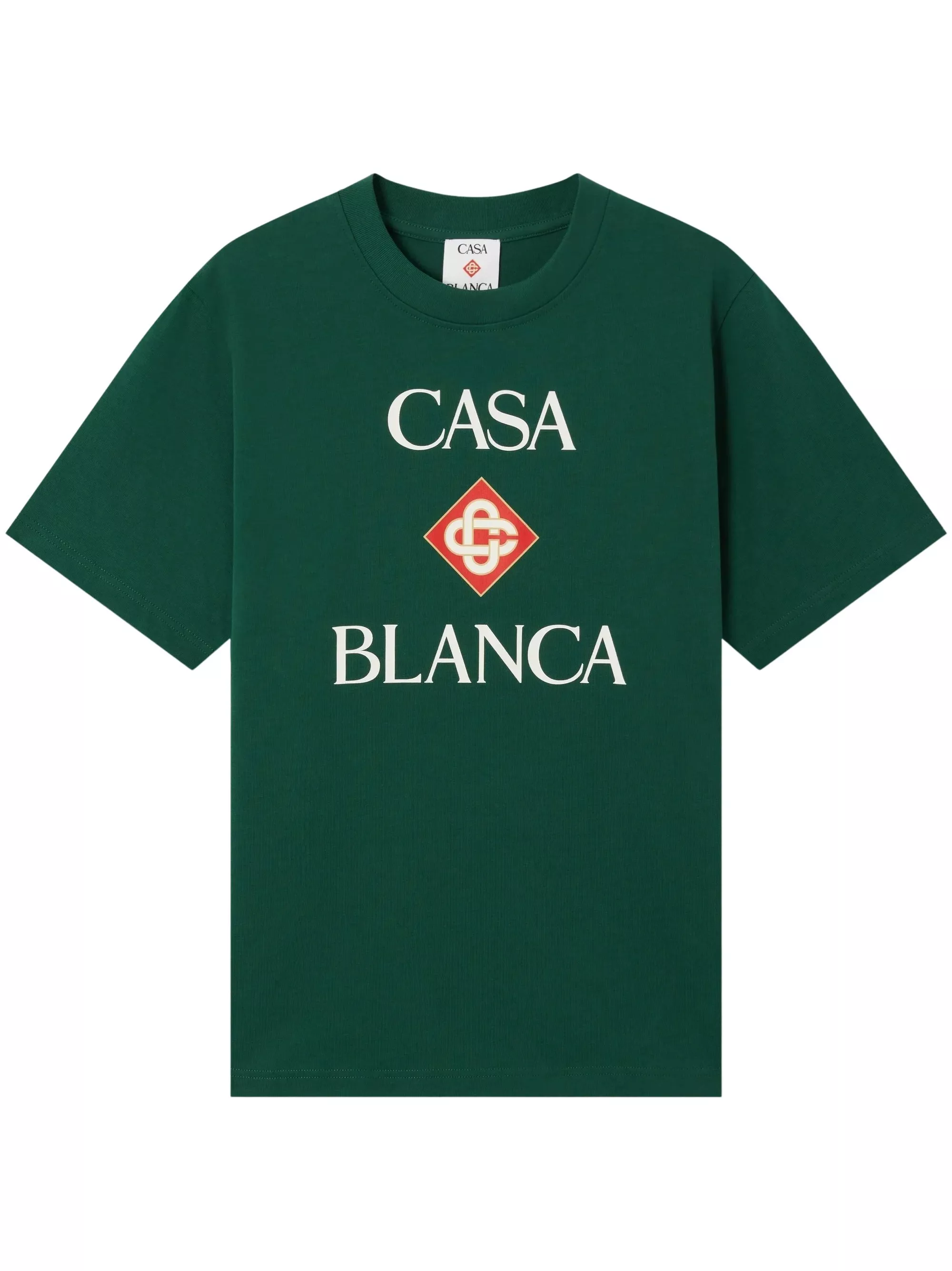 Casablanca T-shirt a maniche corte "Diamond Logo" Casablanca Verde