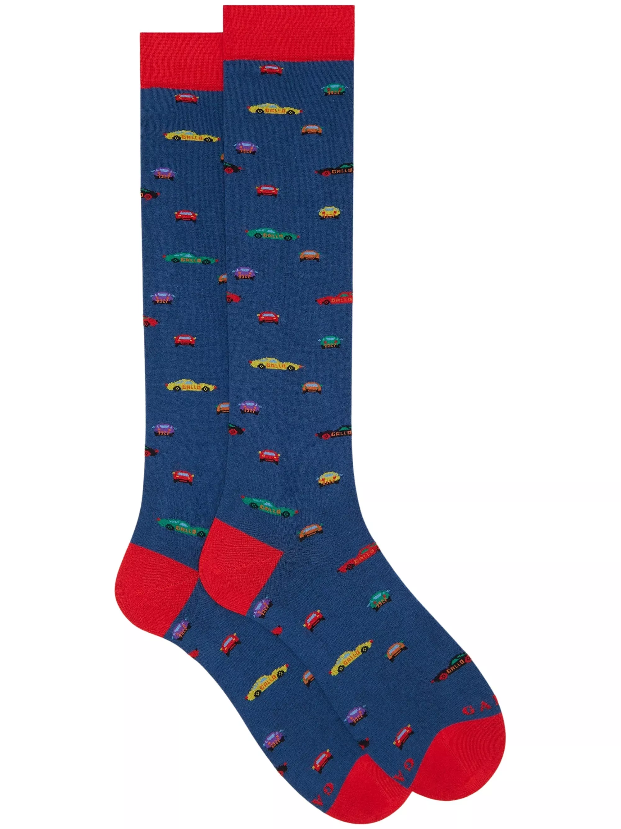 Gallo Calze lunghe blu in cotone leggero