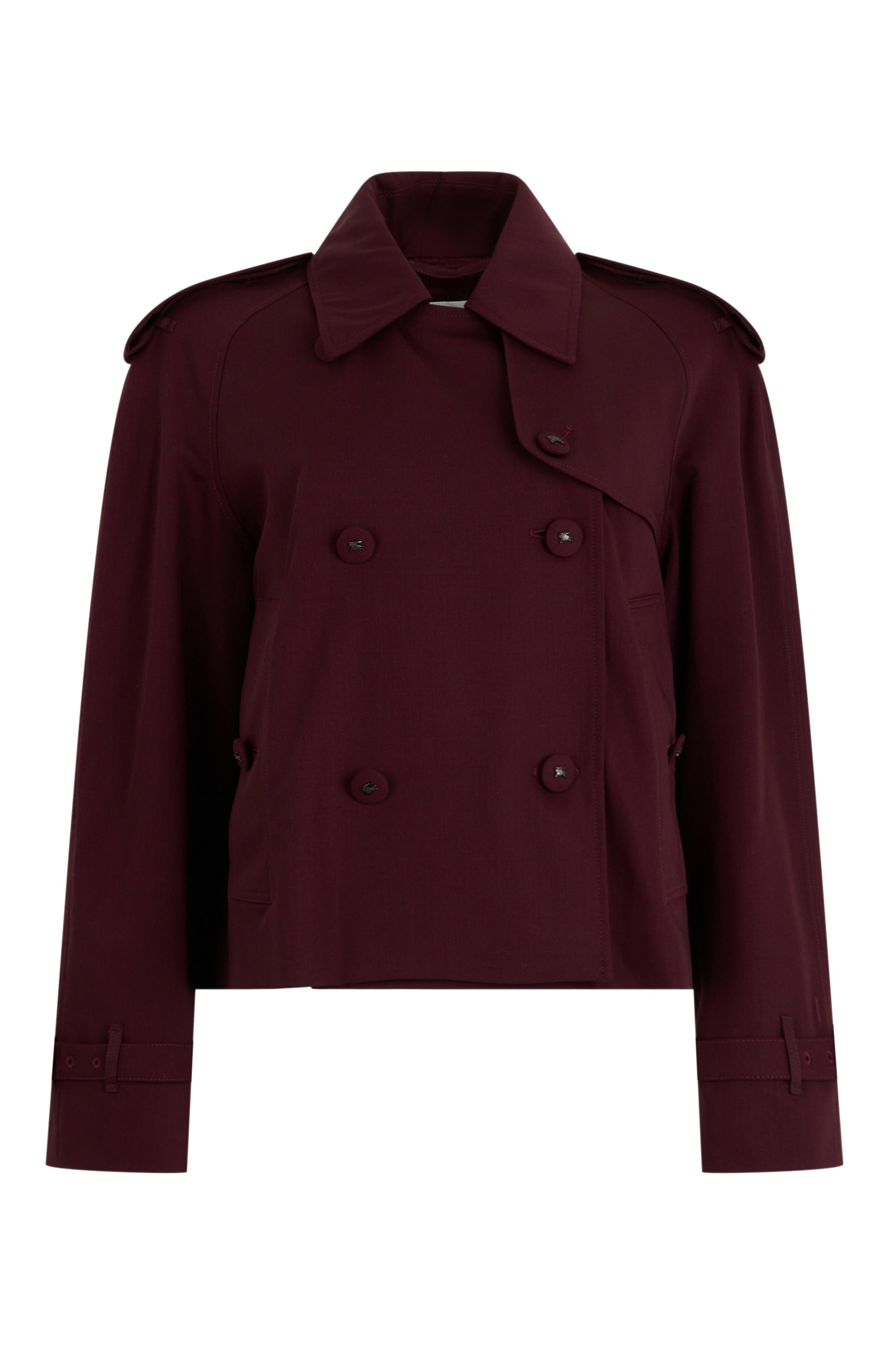 Burberry Giacca corta con colletto classico