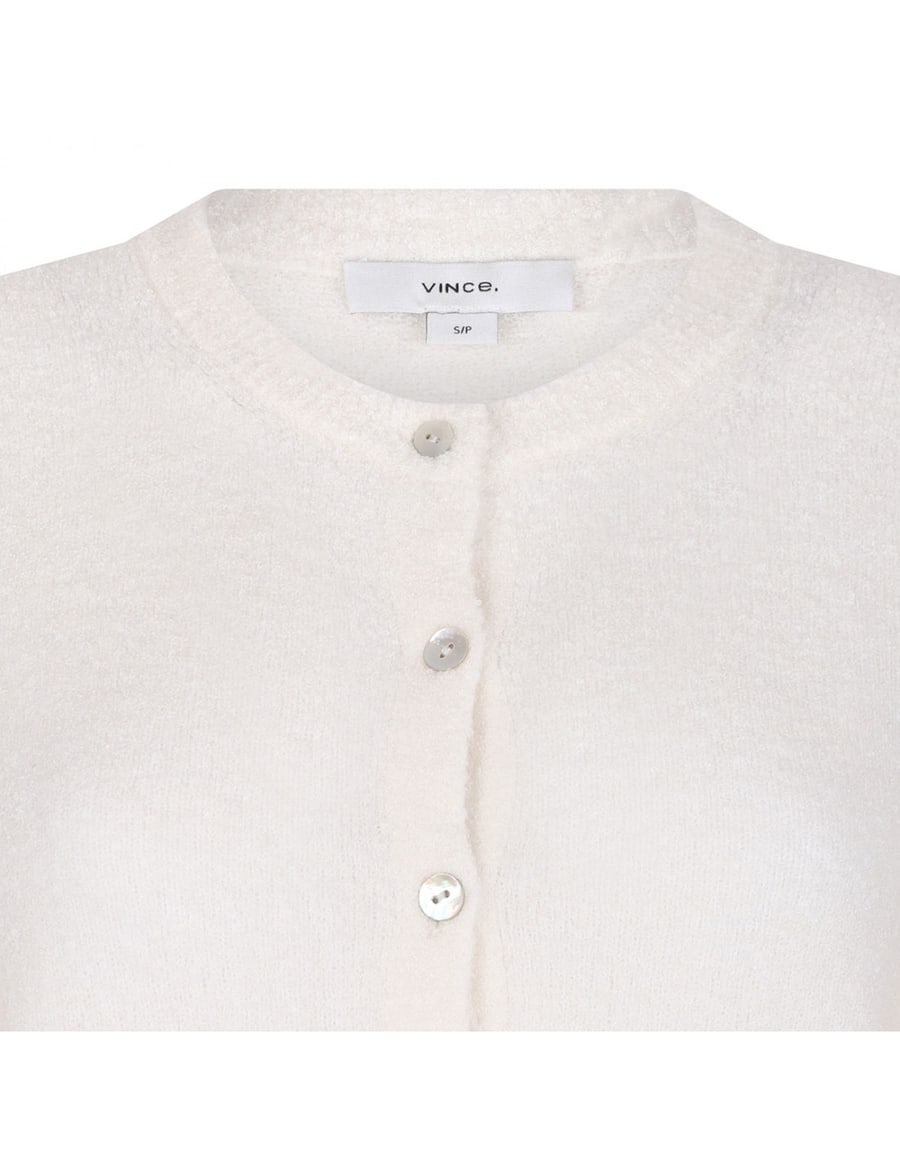 VINCE Soft bouclé cardigan, view 4