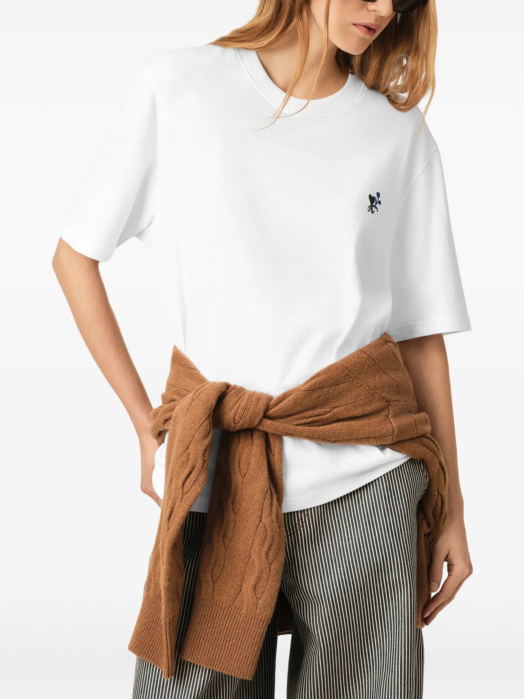AMI Paris Ami Paris Cotton Tulip T-shirt, view 2
