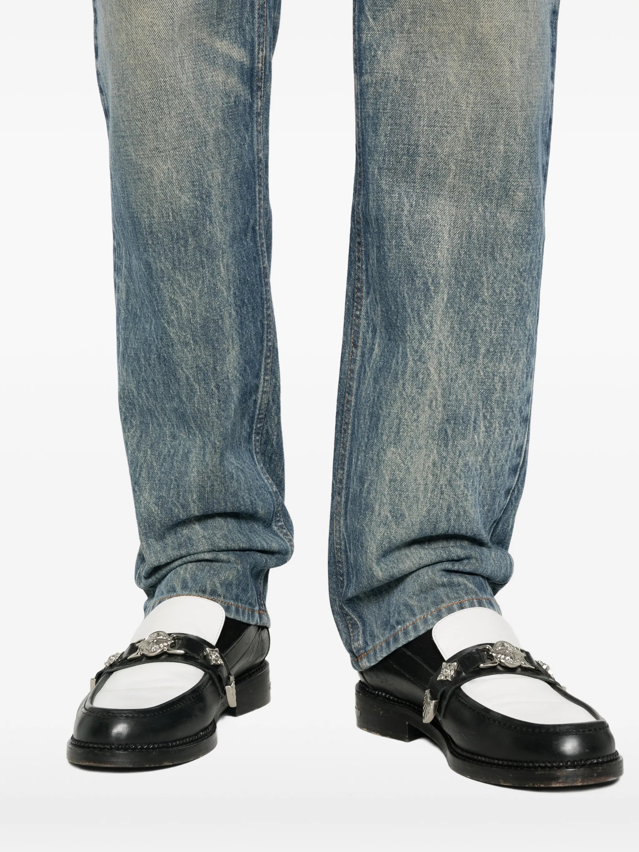 Balmain Balmain Logo-patch Jeans, view 2