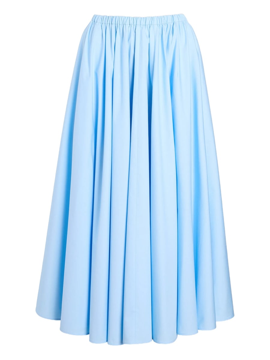 Patou Patou Elasticated-waist Midi Skirt