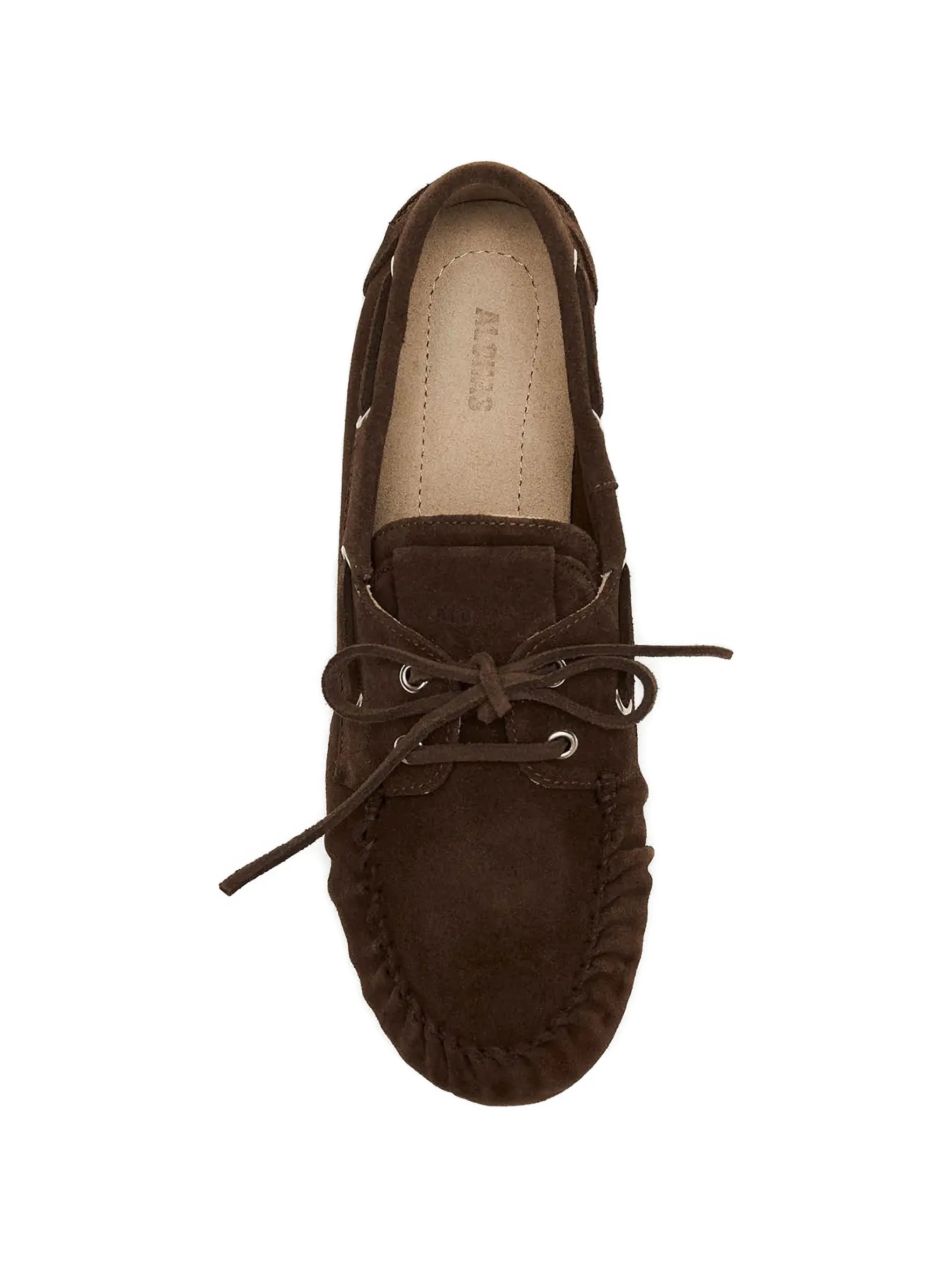 Alohas Alohas Rowan Laces Suede Loafers, view 2