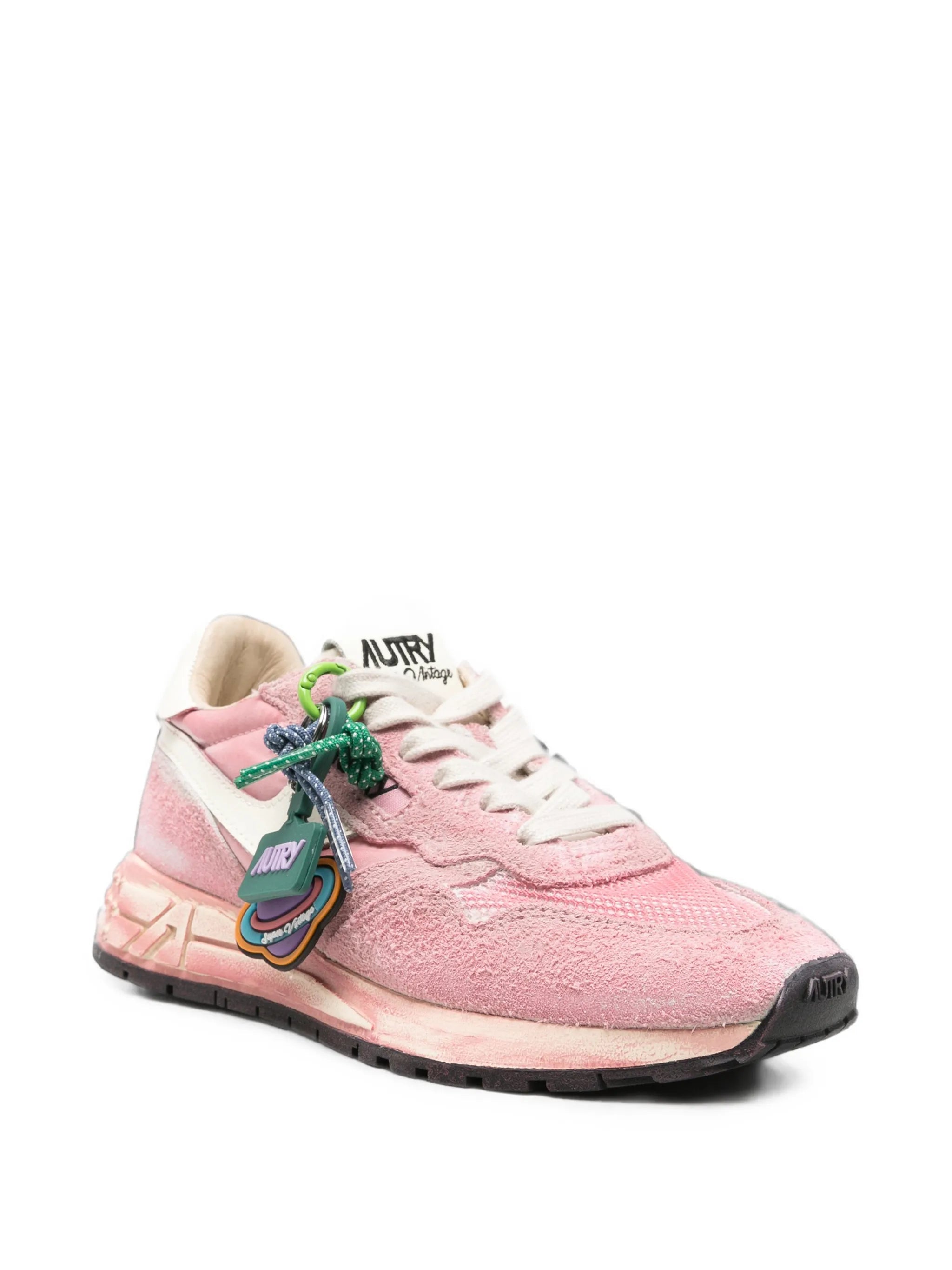 Autry Autry Super Vintage Panelled Sneakers, view 2