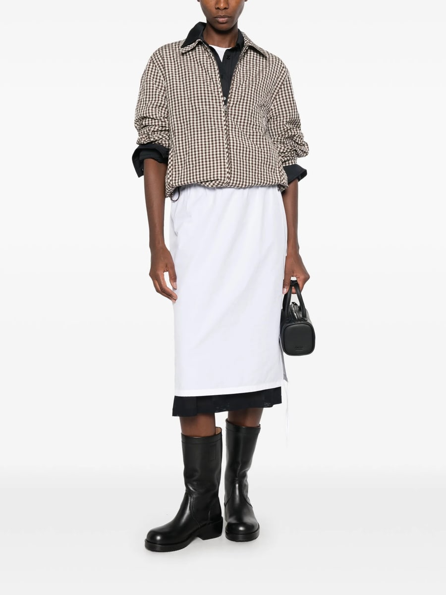 Prada Prada Drawstring-fastening Skirt, view 5