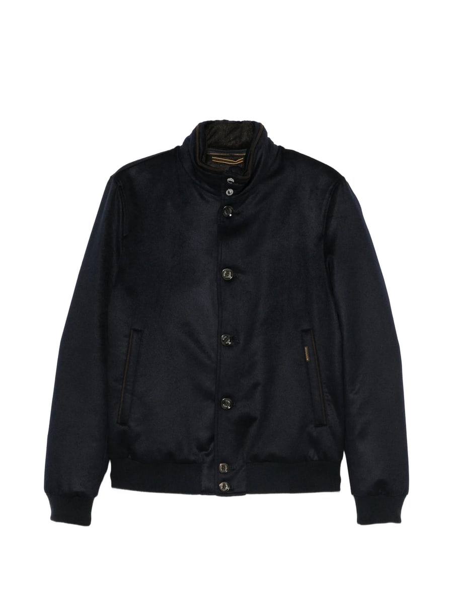 Moorer Moorer Button-fastening Bomber Jacket