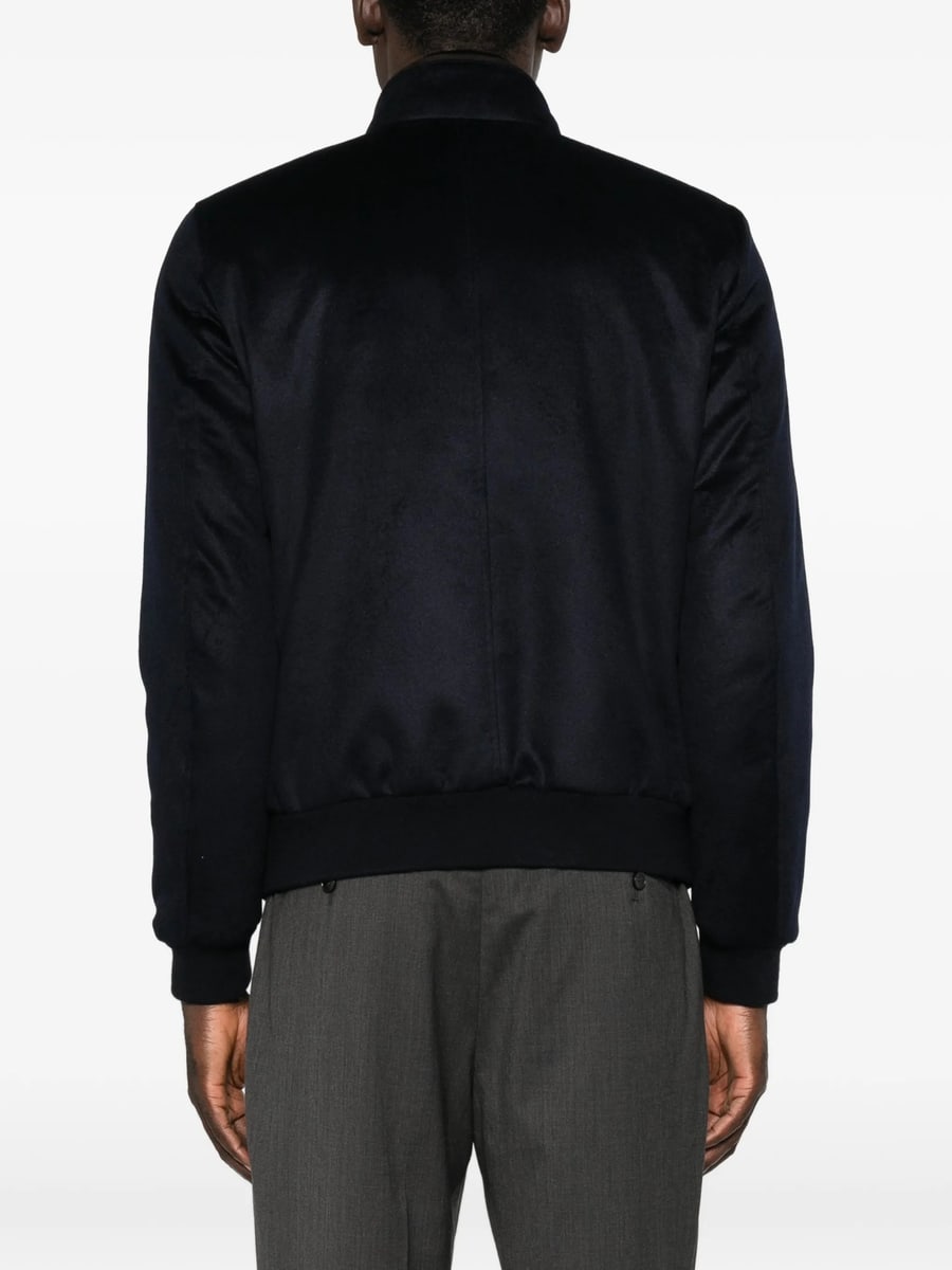 Moorer Moorer Button-fastening Bomber Jacket, view 3